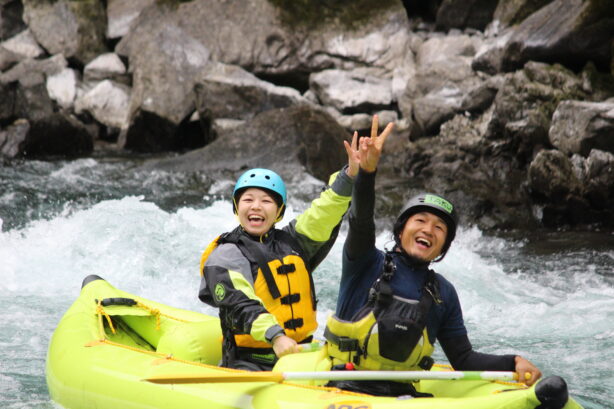 徳島県と高知県を流れる吉野川小歩危に挑む猛者たち。ダッキーで吉野川の激流にチャレンジ②